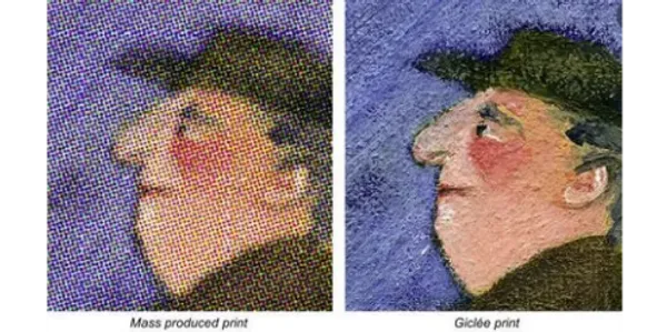 Giclée print produced